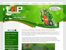 Tablet Screenshot of oilchangesystems.com